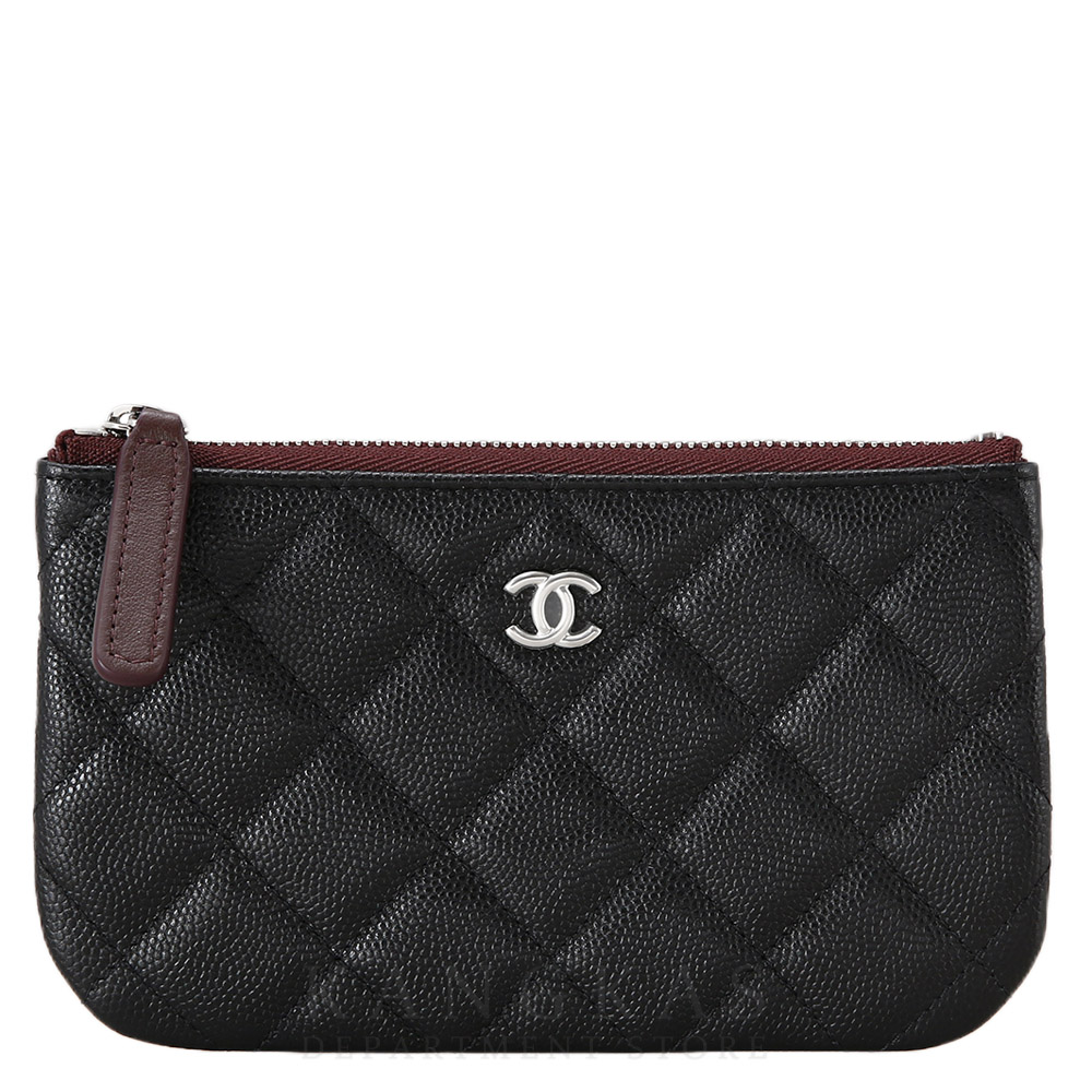 CHANEL(USED)샤넬 A82365 캐비어 클래식 미니 파우치