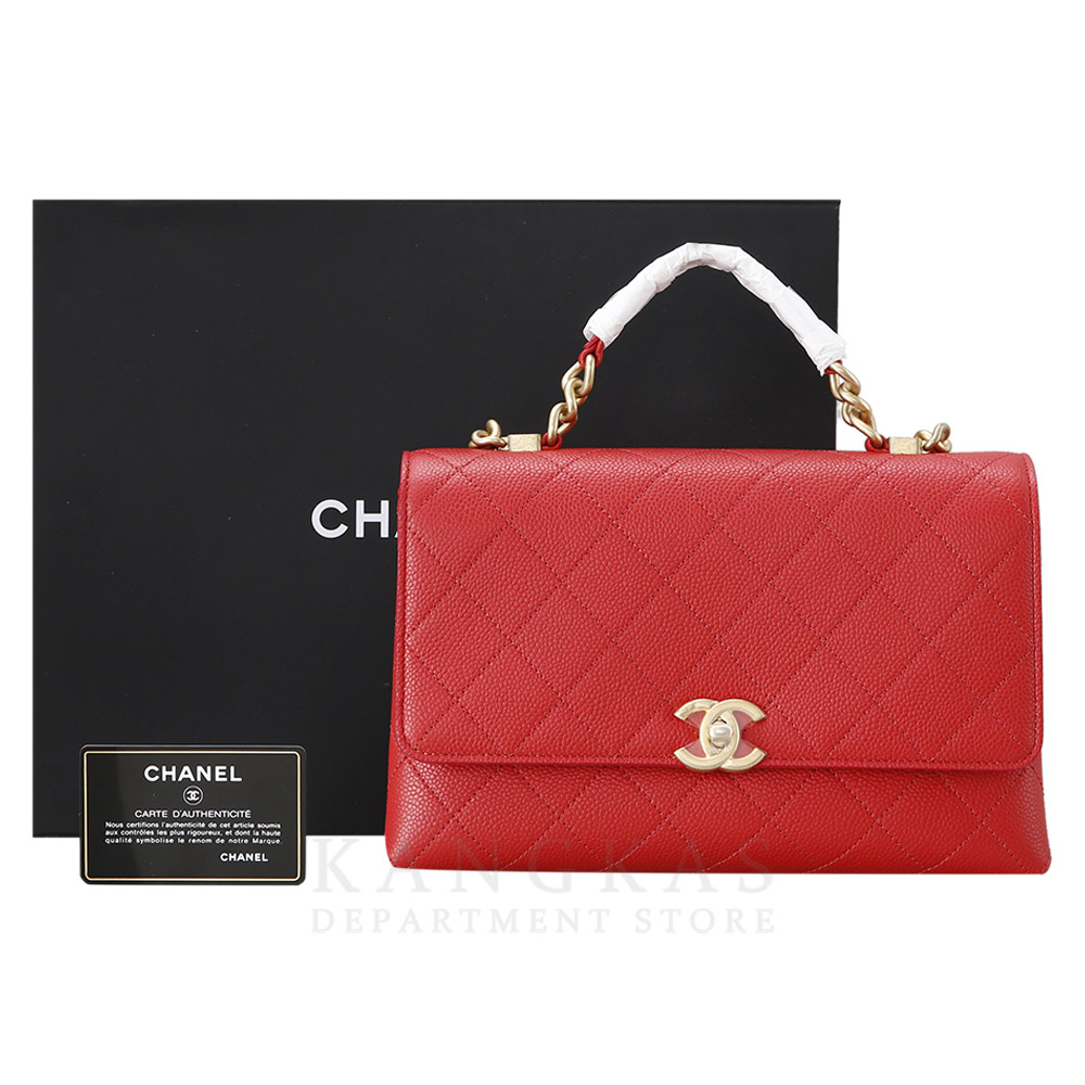 CHANEL(USED)샤넬 시즌 탑핸들 체인백