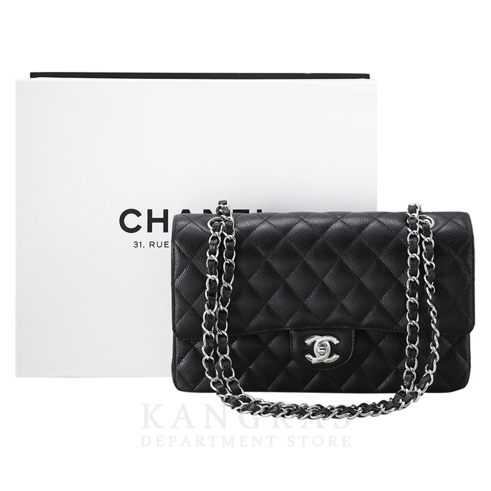 CHANEL(USED)샤넬 캐비어 클래식 미듐 플랩백