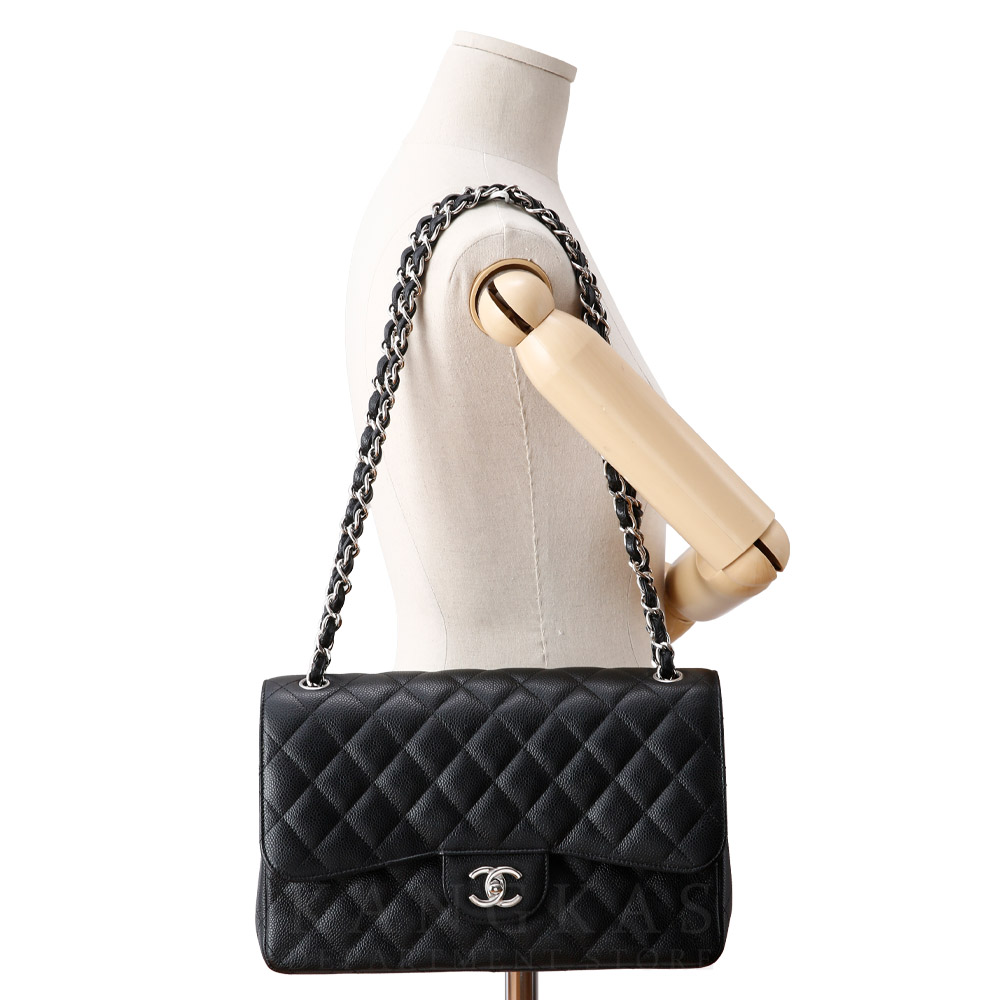 CHANEL(USED)샤넬 캐비어 클래식 라지 플랩백