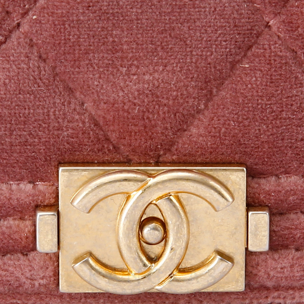 CHANEL(USED)샤넬 시즌 벨벳 보이샤넬 WOC