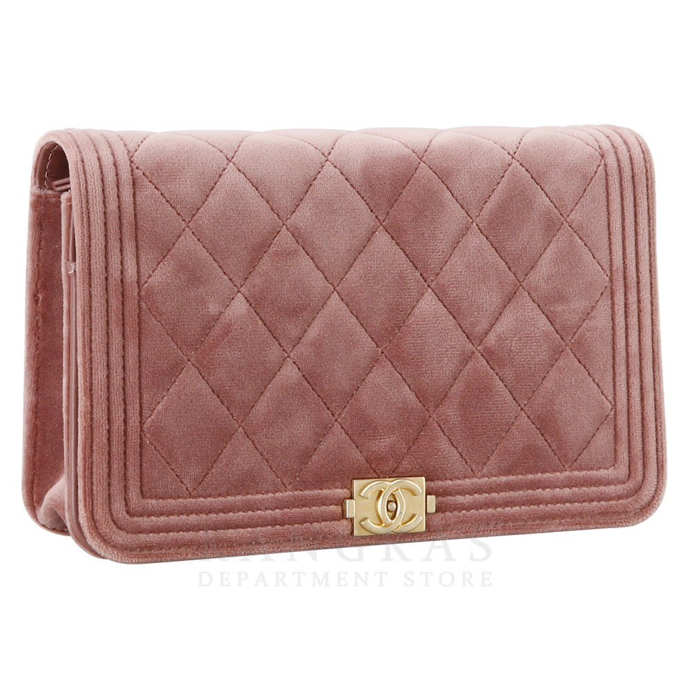 CHANEL(USED)샤넬 시즌 벨벳 보이샤넬 WOC