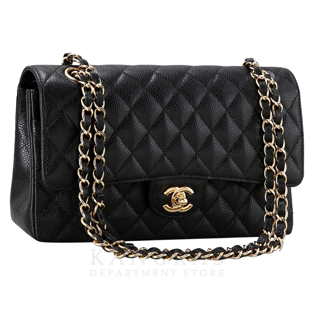 CHANEL(USED)샤넬 캐비어 클래식 미듐 플랩백