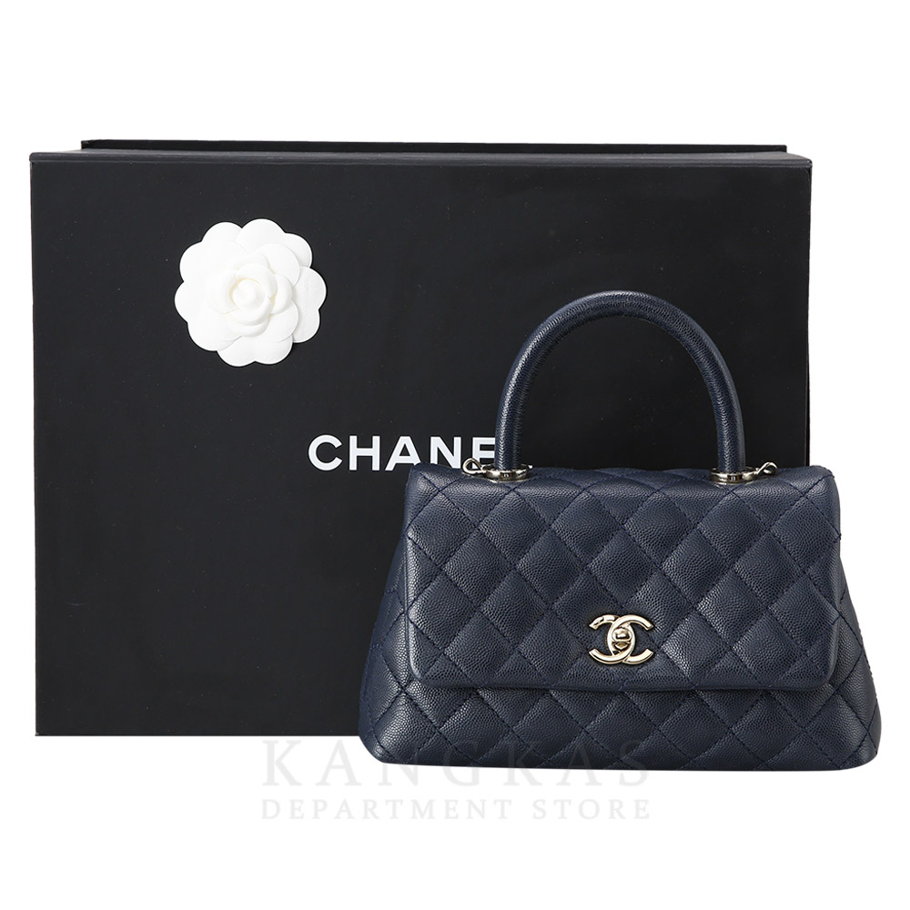 CHANEL(USED)샤넬 A92990 캐비어 코코핸들 스몰