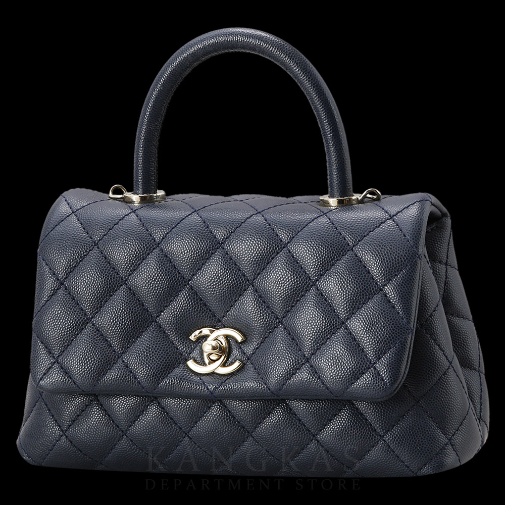 CHANEL(USED)샤넬 A92990 캐비어 코코핸들 스몰