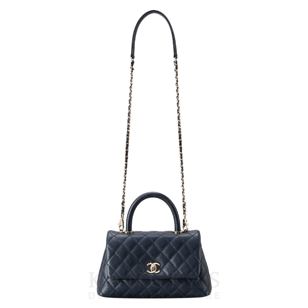 CHANEL(USED)샤넬 A92990 캐비어 코코핸들 스몰
