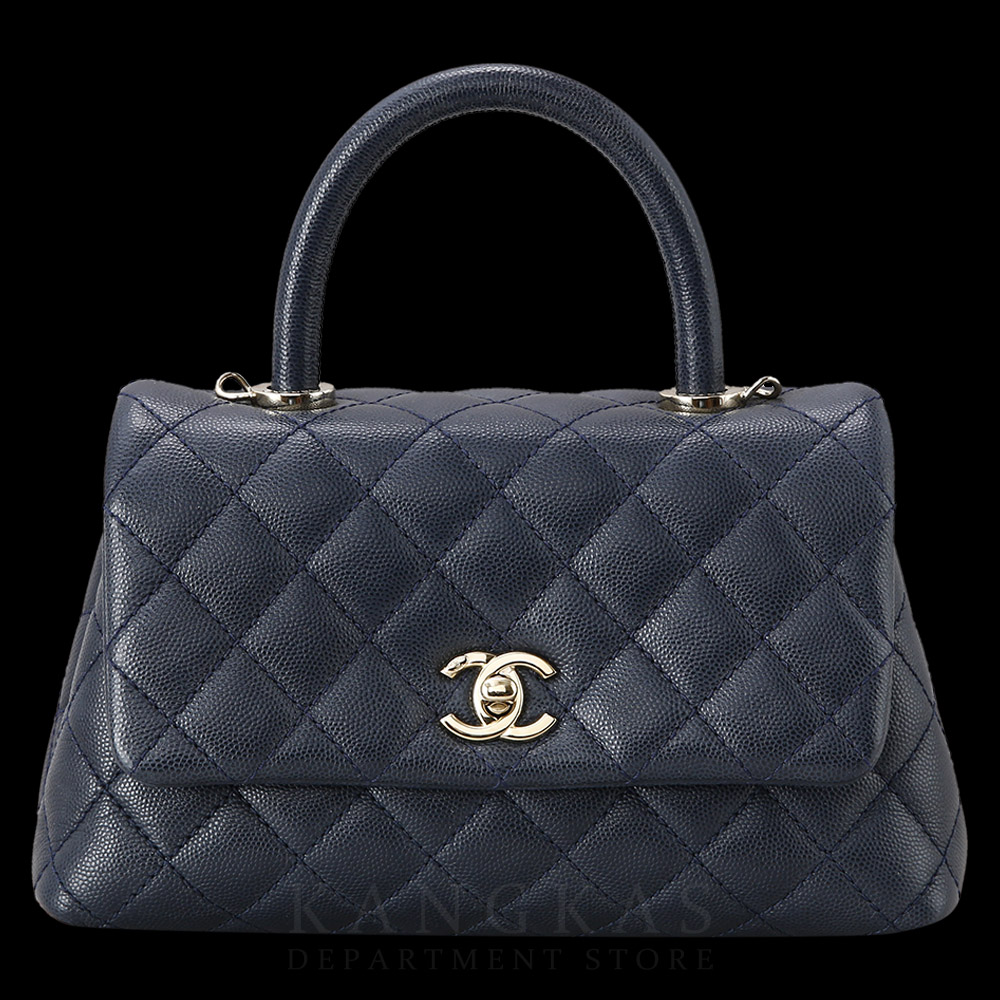 CHANEL(USED)샤넬 A92990 캐비어 코코핸들 스몰
