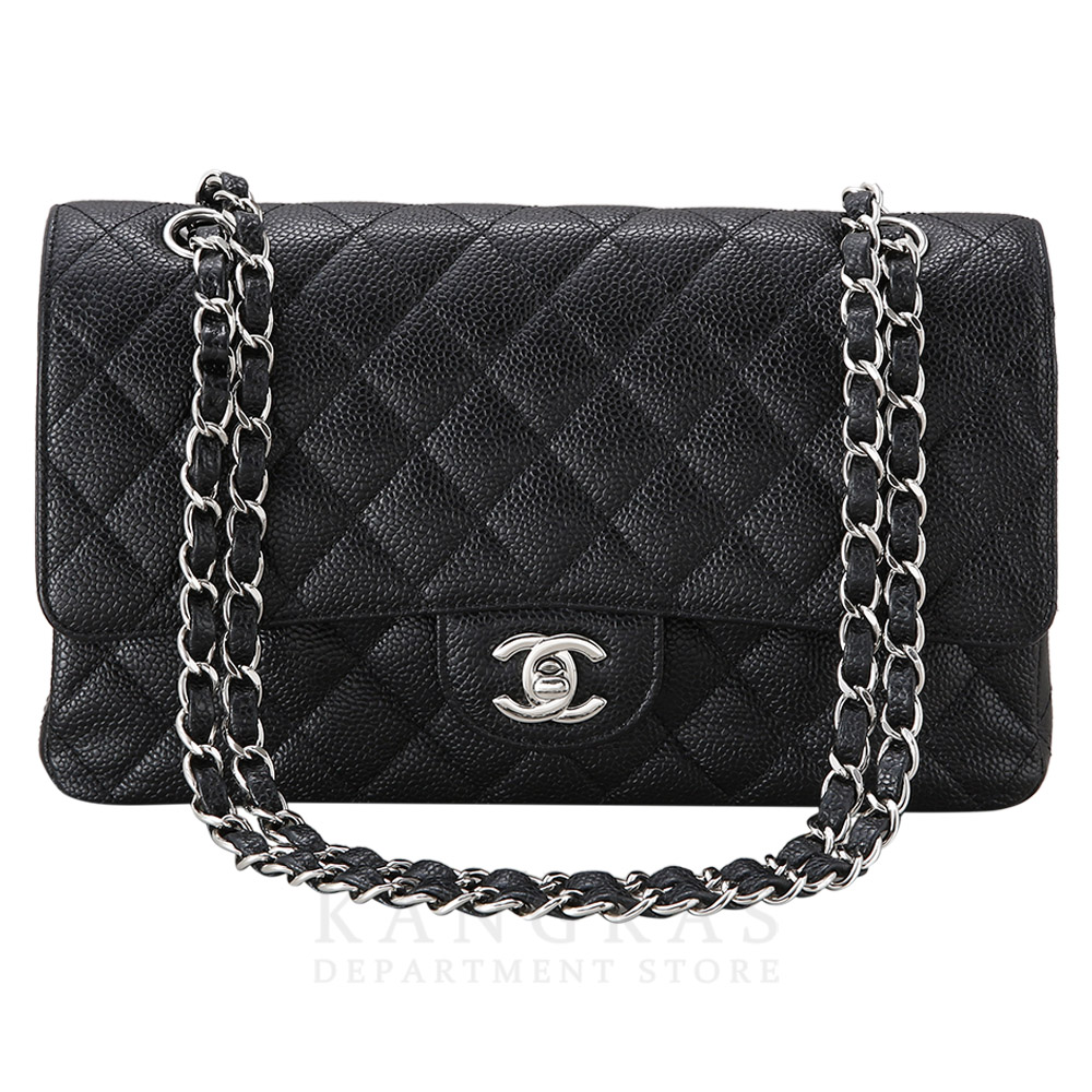 CHANEL(USED)샤넬 클래식 캐비어 미듐