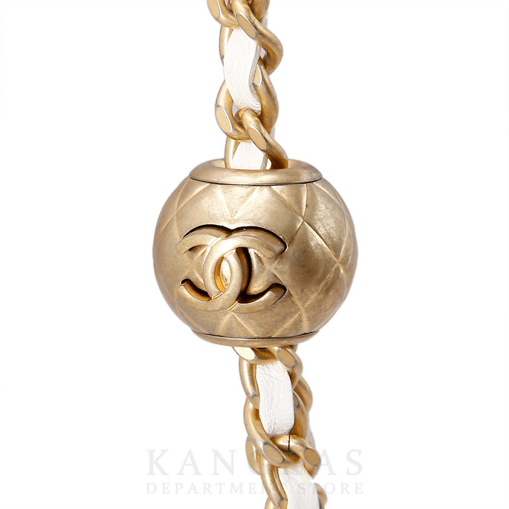 CHANEL(USED)샤넬 AP1450 램스킨 골든볼 WOC