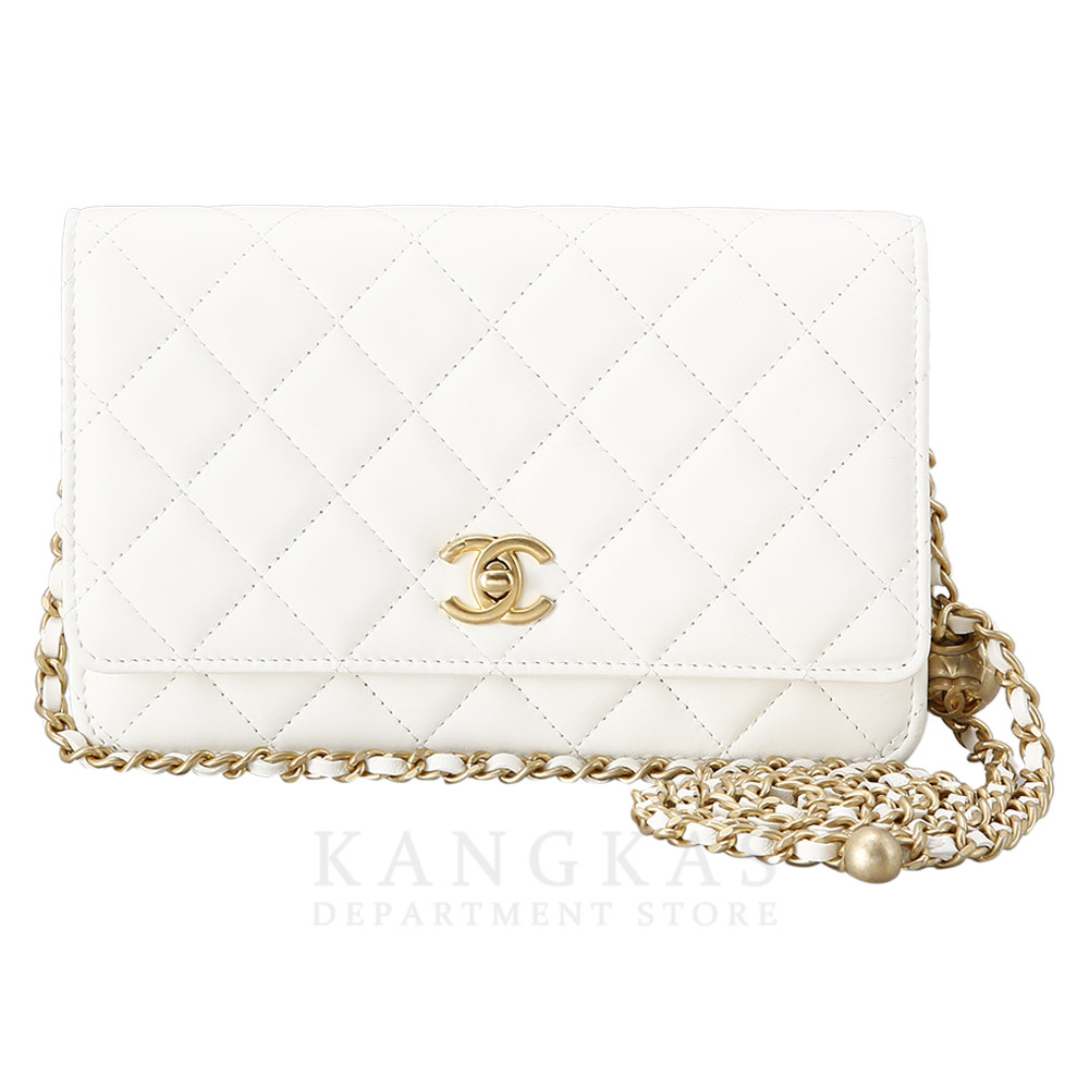 CHANEL(USED)샤넬 AP1450 램스킨 골든볼 WOC