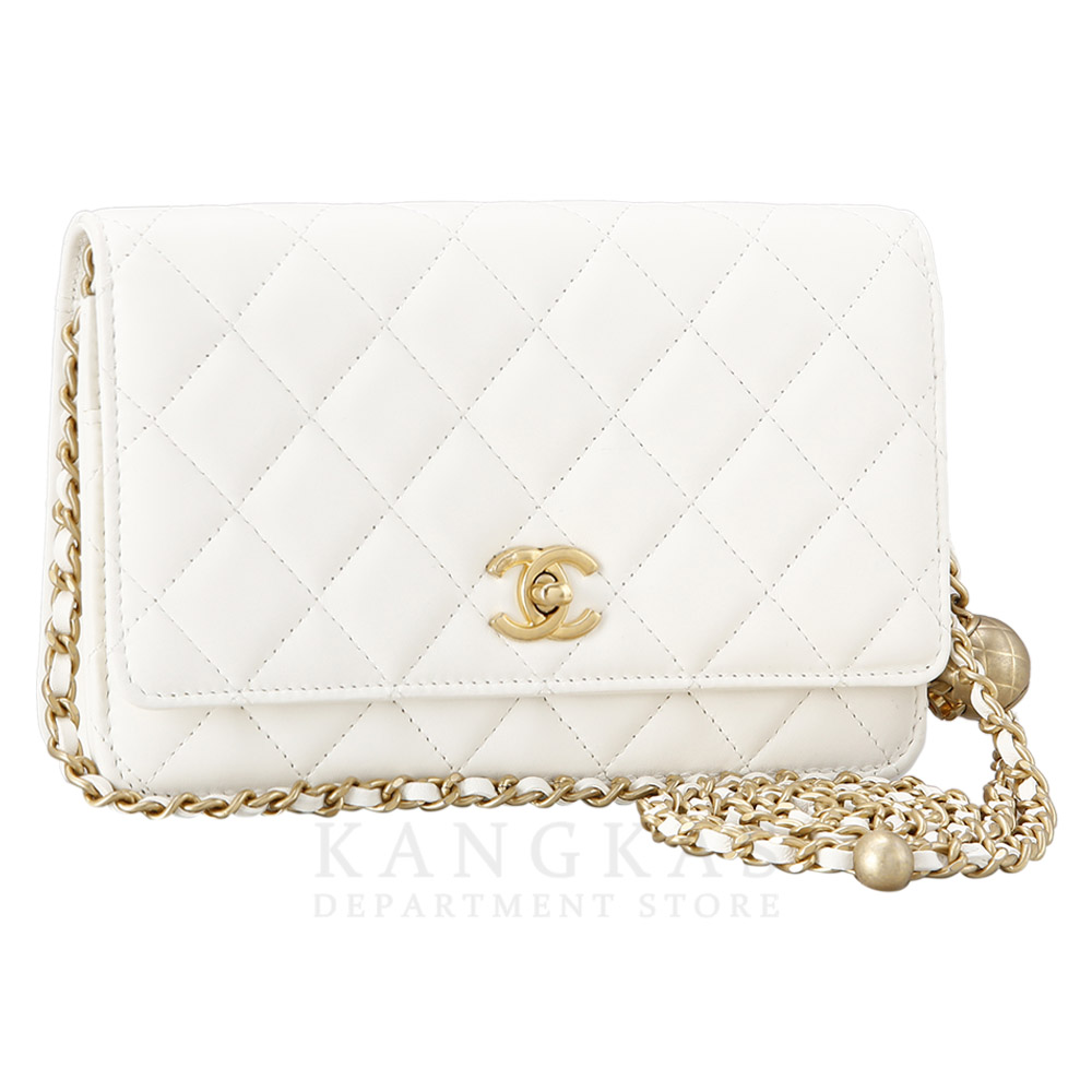 CHANEL(USED)샤넬 AP1450 램스킨 골든볼 WOC