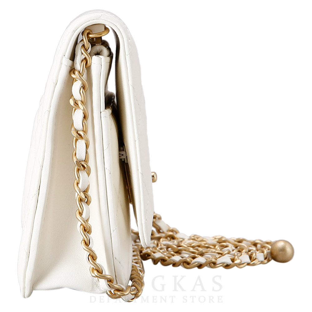 CHANEL(USED)샤넬 AP1450 램스킨 골든볼 WOC