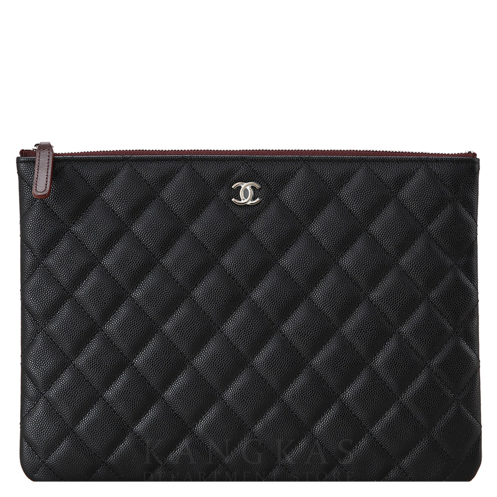 CHANEL(USED)샤넬 클래식 캐비어 클러치 뉴미듐