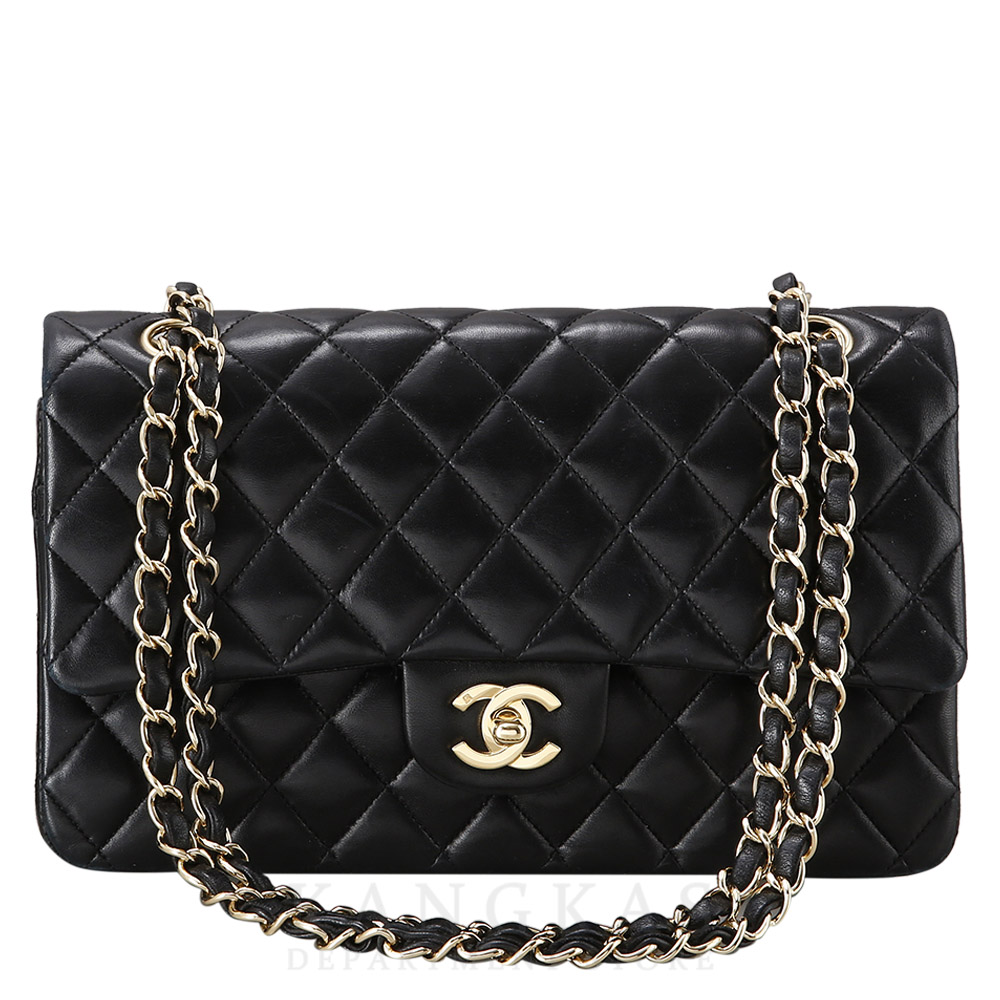 CHANEL(USED)샤넬 램스킨 클래식 미듐