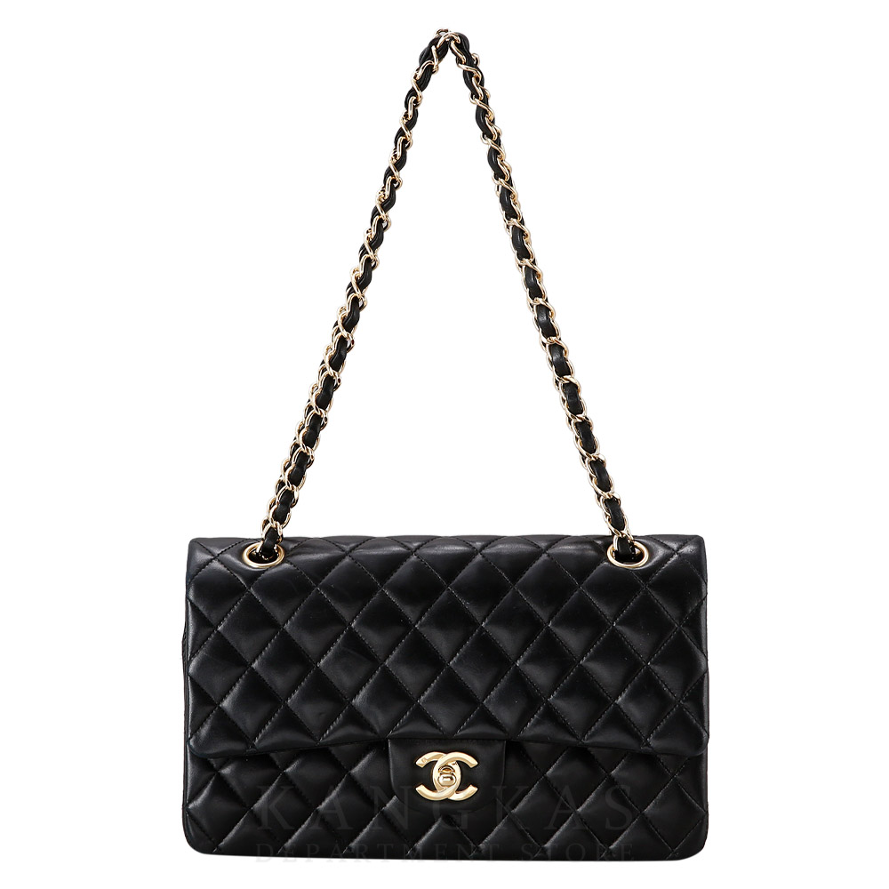 CHANEL(USED)샤넬 램스킨 클래식 미듐
