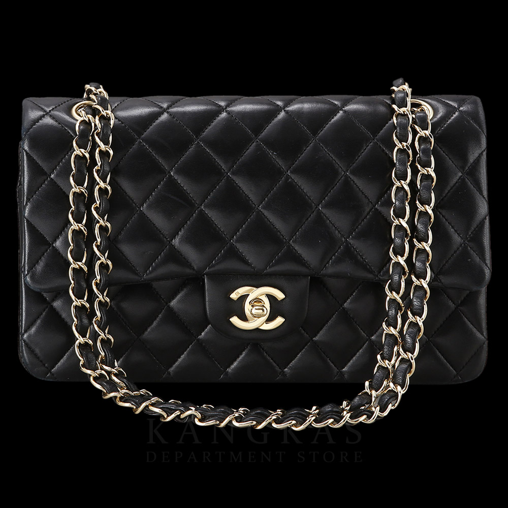 CHANEL(USED)샤넬 램스킨 클래식 미듐