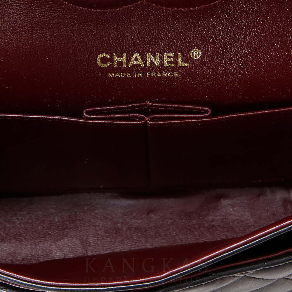 CHANEL(USED)샤넬 램스킨 클래식 미듐