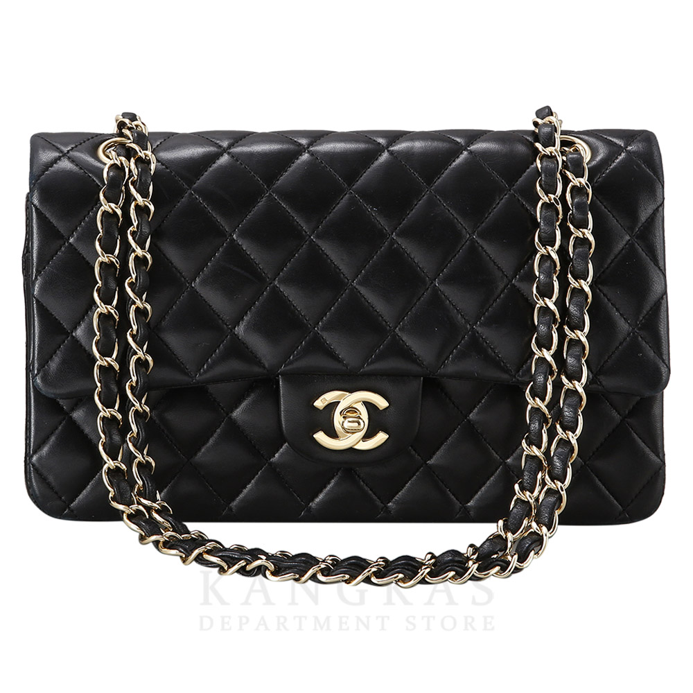 CHANEL(USED)샤넬 램스킨 클래식 미듐