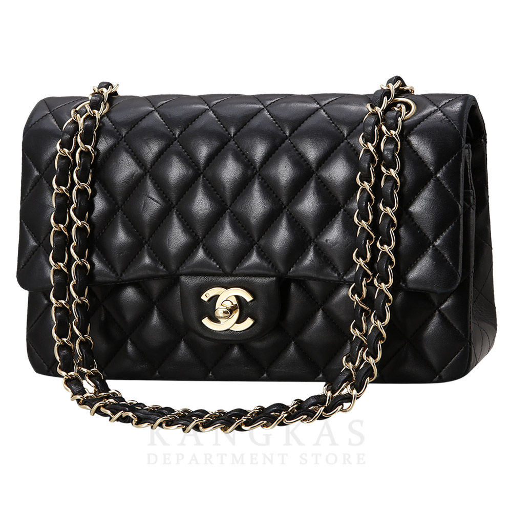 CHANEL(USED)샤넬 램스킨 클래식 미듐