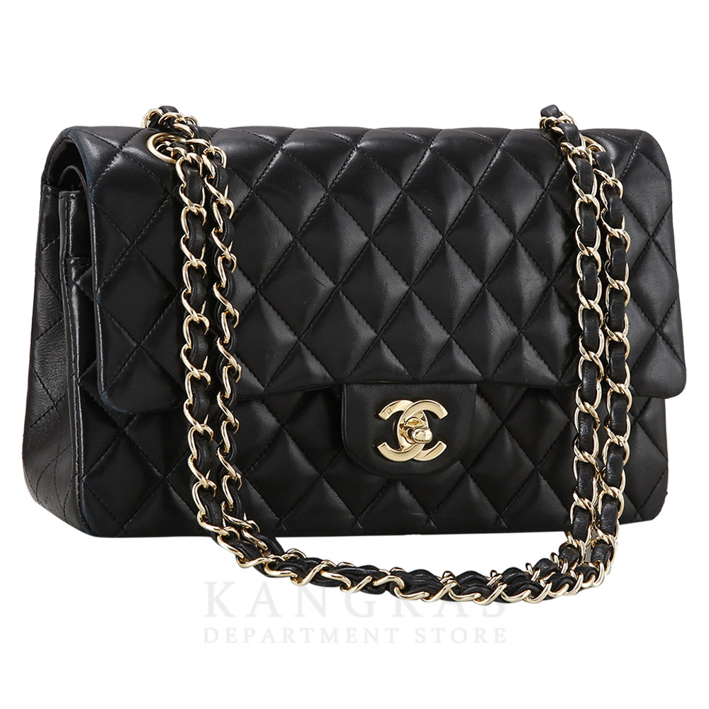 CHANEL(USED)샤넬 램스킨 클래식 미듐