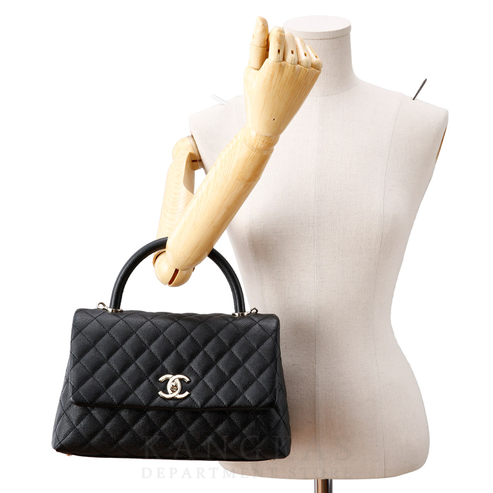 CHANEL(USED)샤넬 캐비어 코코핸들 미듐