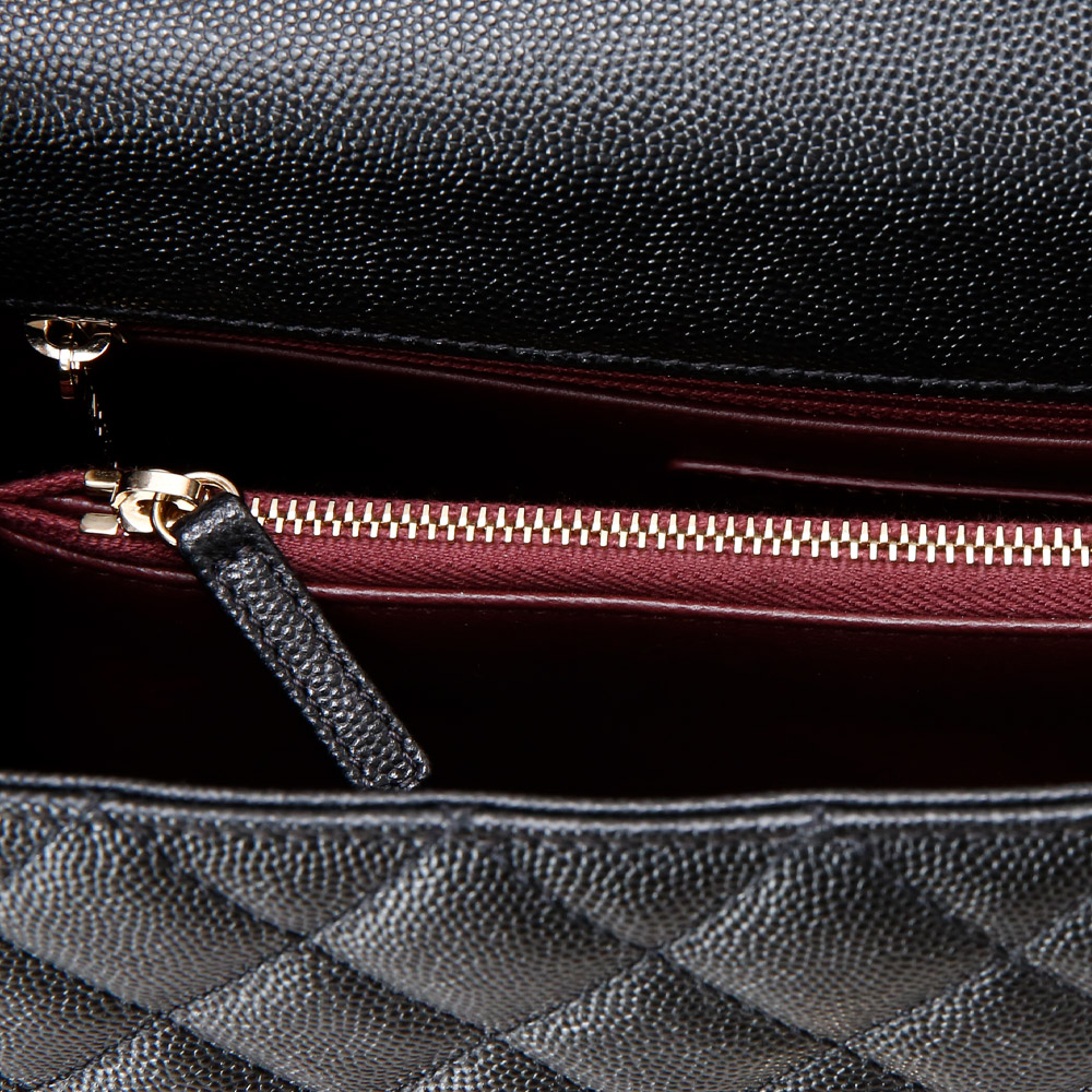 CHANEL(USED)샤넬 캐비어 코코핸들 미듐