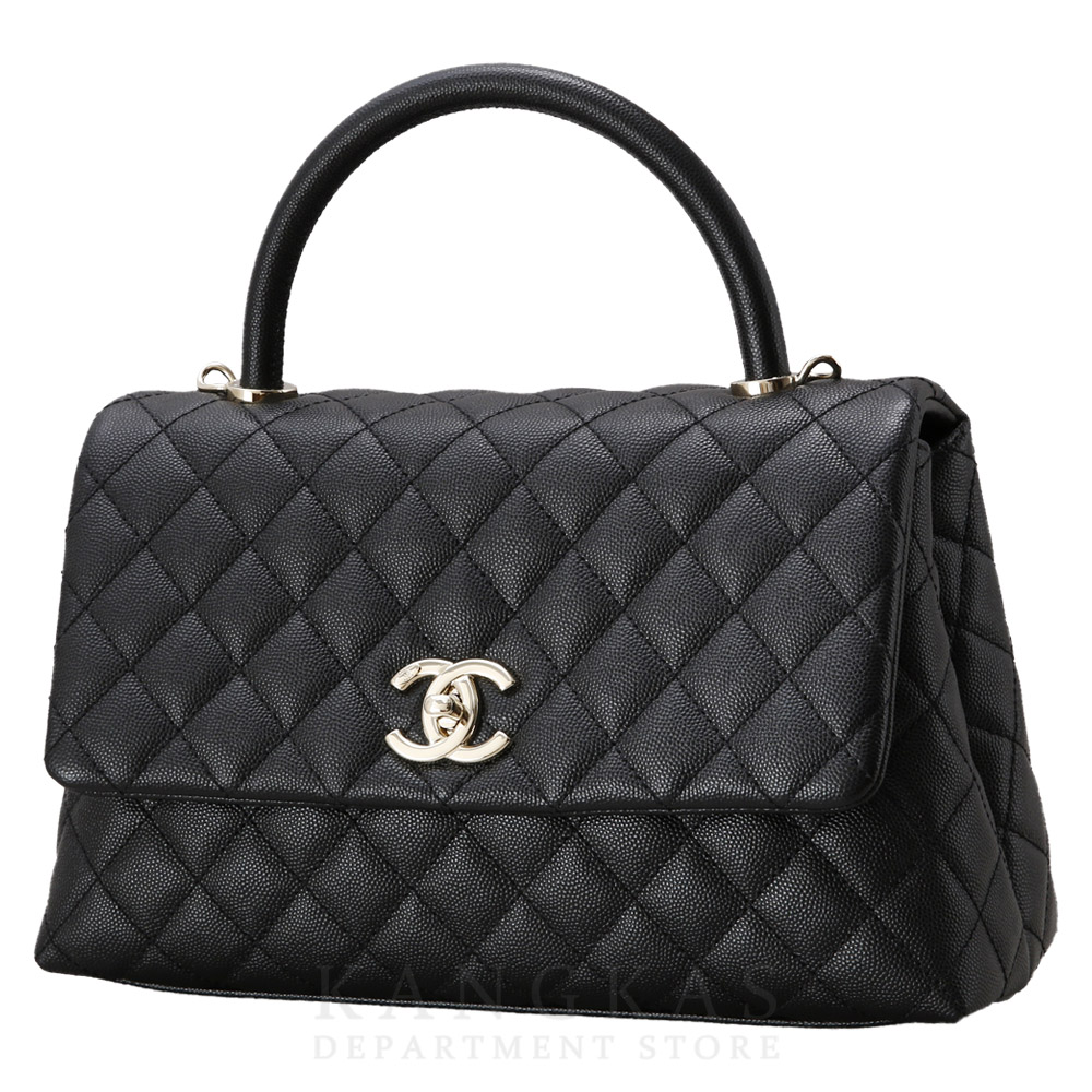 CHANEL(USED)샤넬 캐비어 코코핸들 미듐