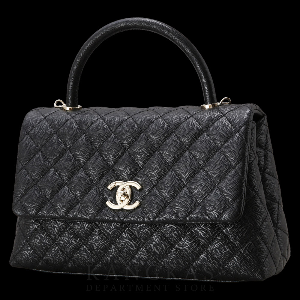 CHANEL(USED)샤넬 캐비어 코코핸들 미듐