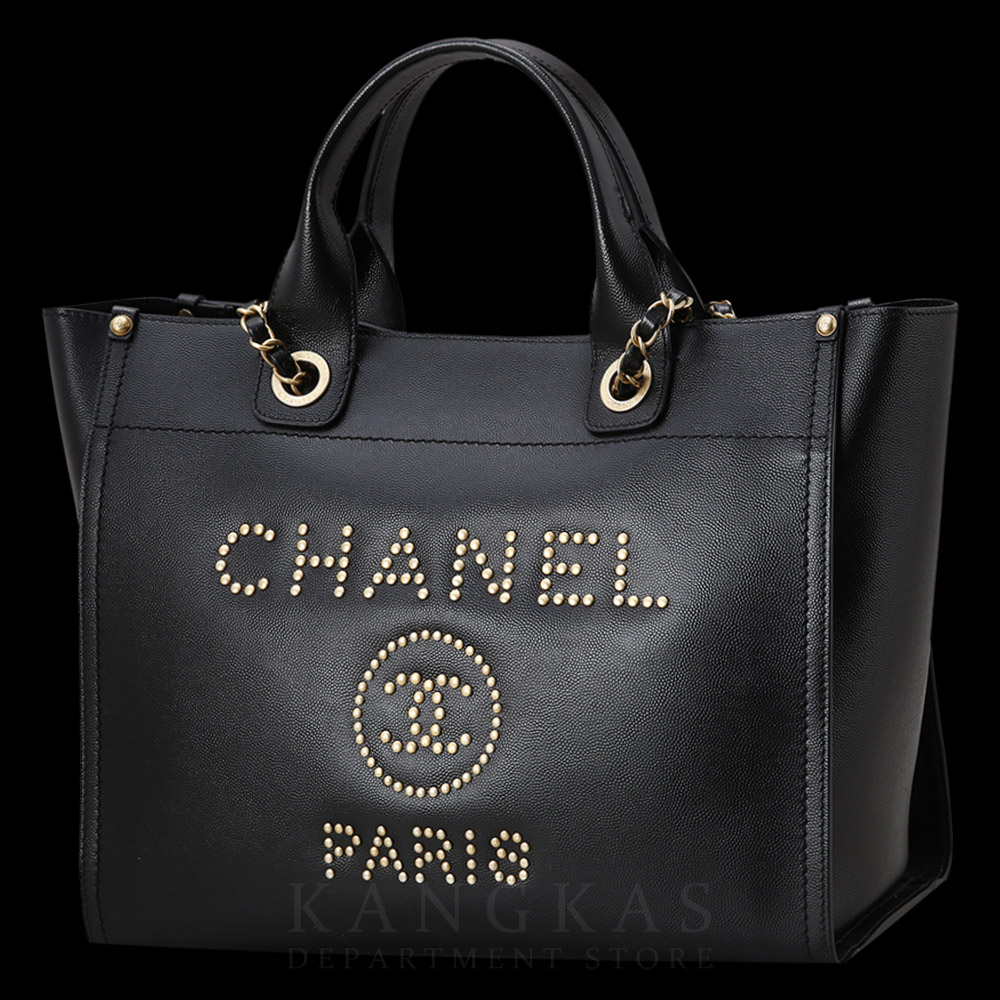 CHANEL(USED)샤넬 레더 도빌백