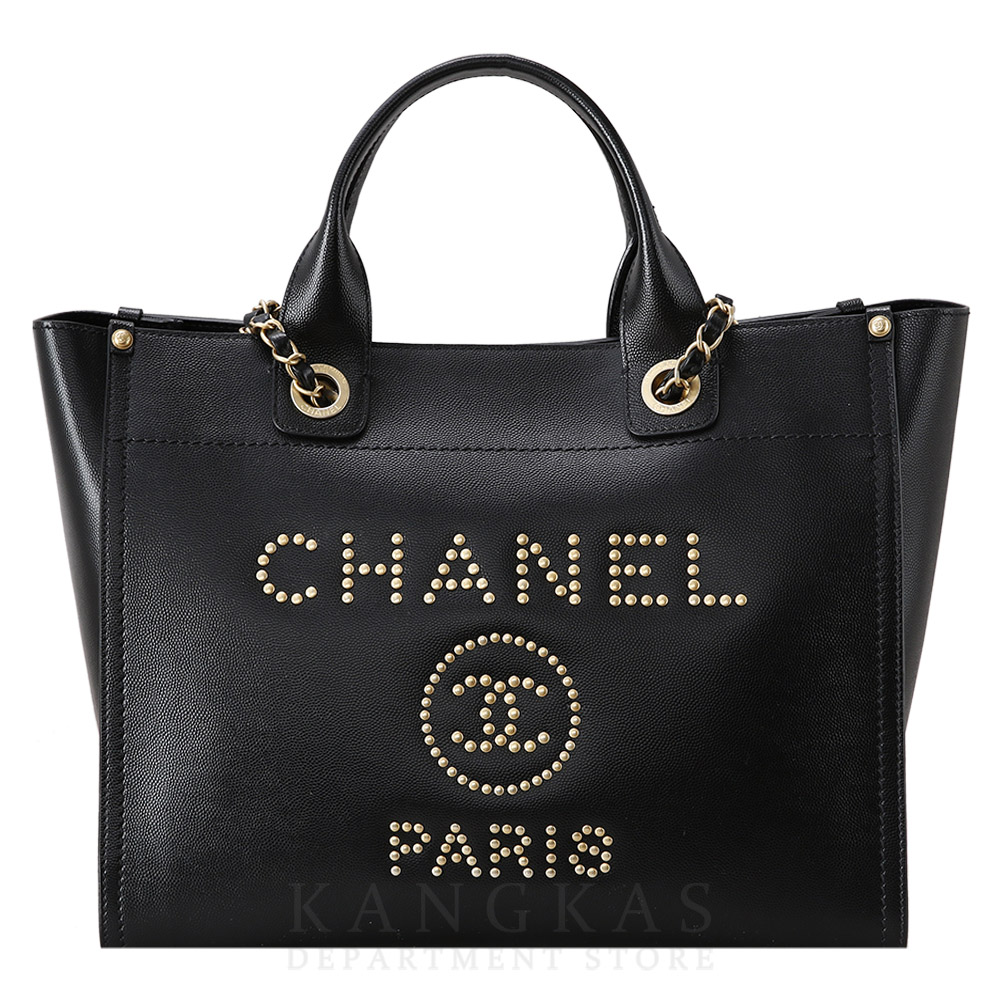 CHANEL(USED)샤넬 레더 도빌백