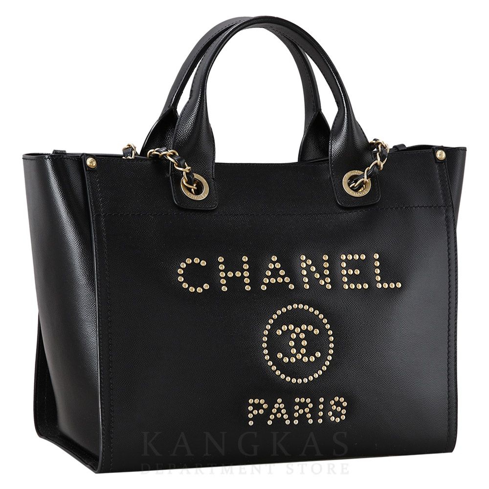 CHANEL(USED)샤넬 레더 도빌백