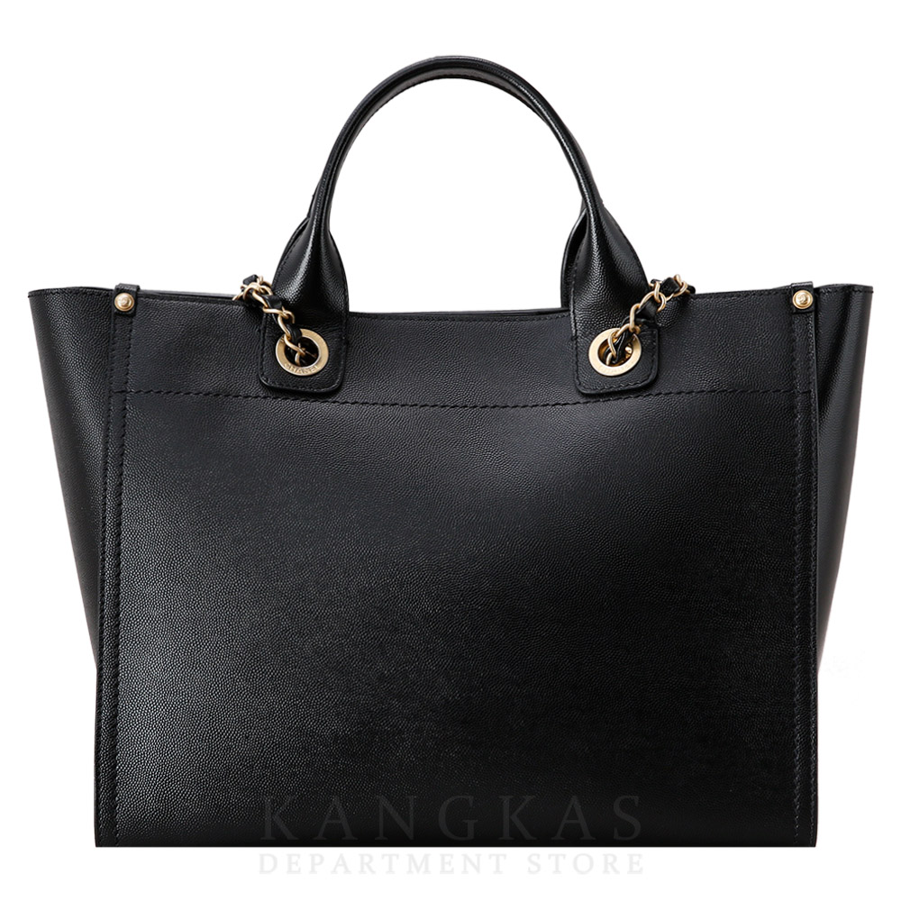 CHANEL(USED)샤넬 레더 도빌백