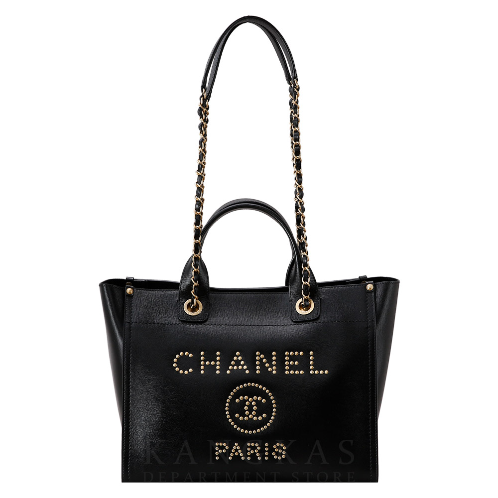 CHANEL(USED)샤넬 레더 도빌백