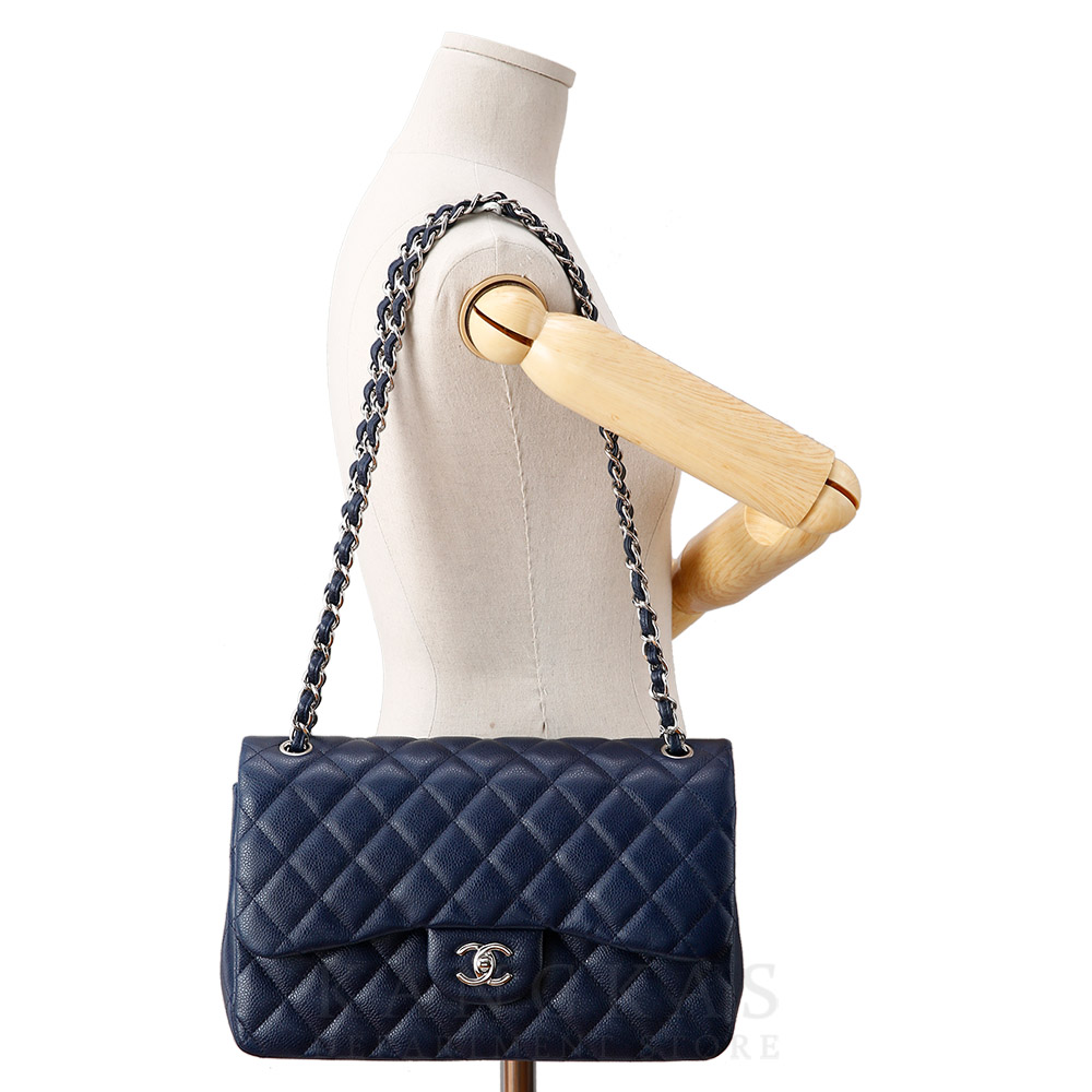 CHANEL(USED)샤넬 캐비어 클래식 점보 플랩백