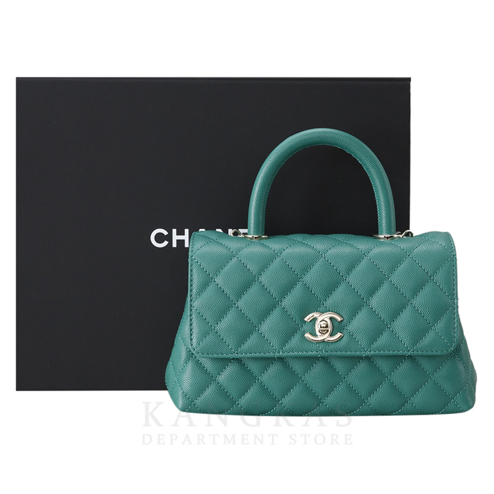 CHANEL(USED)샤넬 A92990 캐비어 코코핸들 스몰