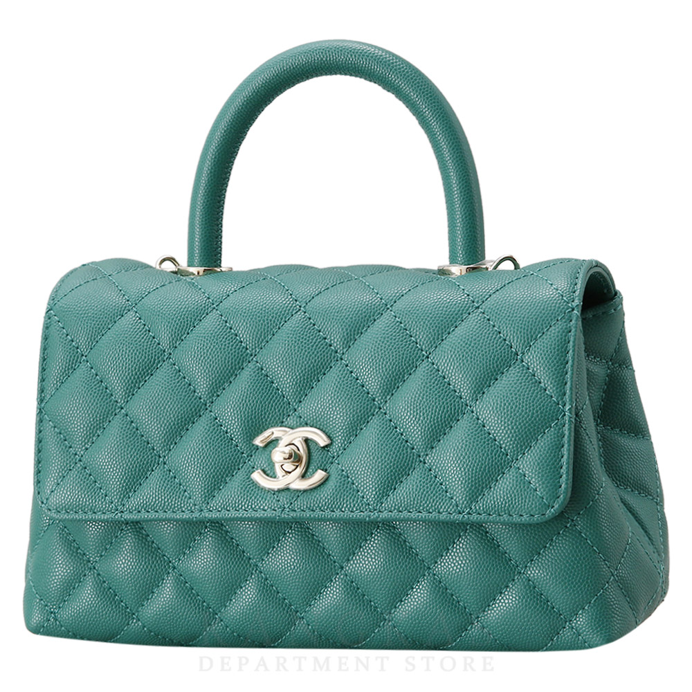 CHANEL(USED)샤넬 A92990 캐비어 코코핸들 스몰