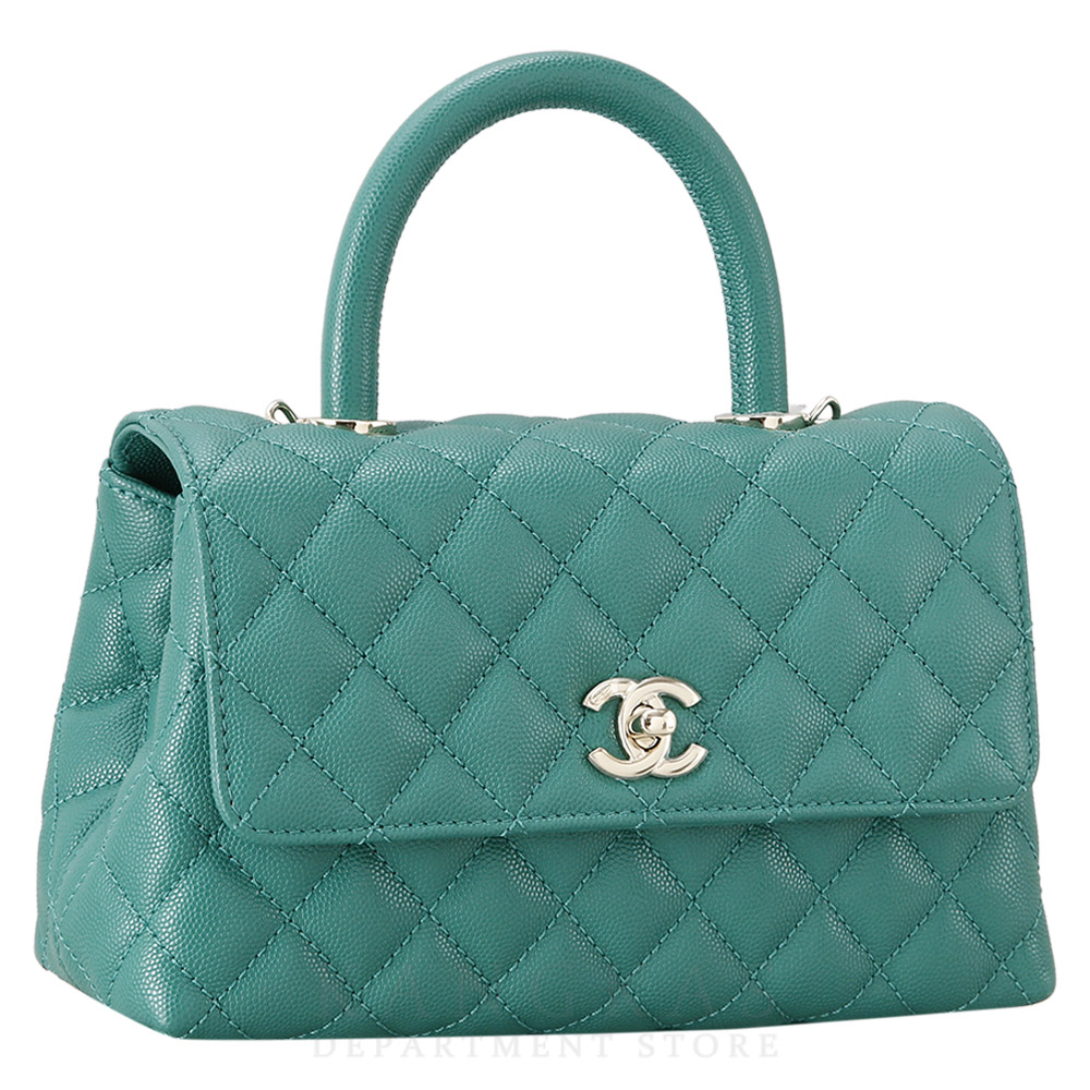 CHANEL(USED)샤넬 A92990 캐비어 코코핸들 스몰