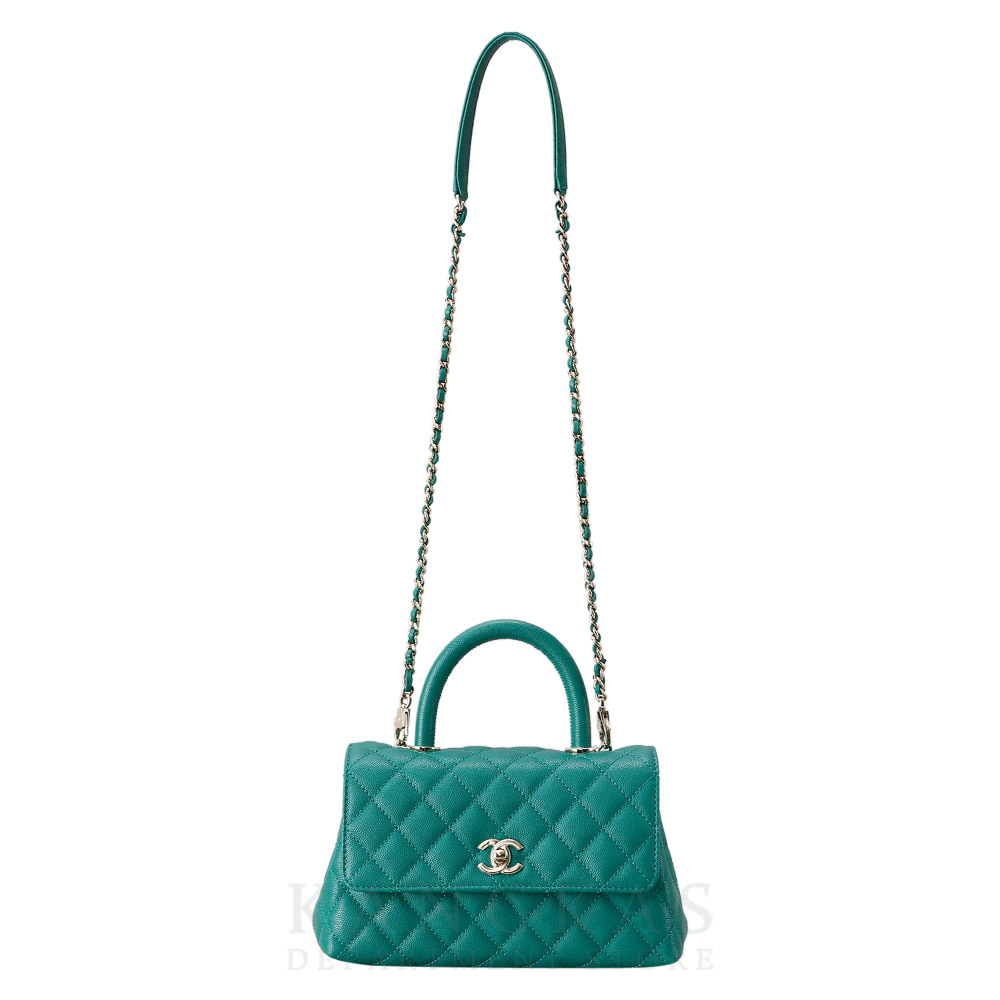 CHANEL(USED)샤넬 A92990 캐비어 코코핸들 스몰