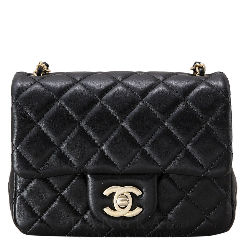 CHANEL(USED)샤넬 AS1786 램스킨 클래식 골든볼 쁘띠삭