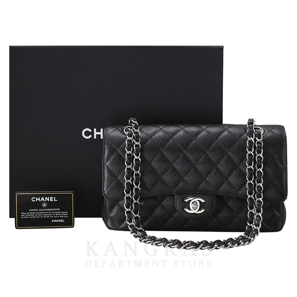 CHANEL(USED)샤넬 캐비어 클래식 미듐 플랩백