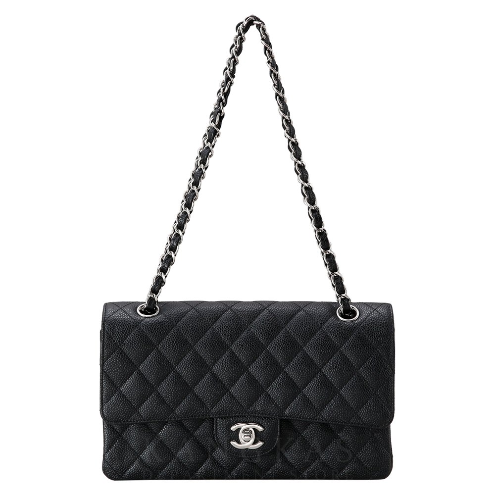 CHANEL(USED)샤넬 클래식 캐비어 미듐