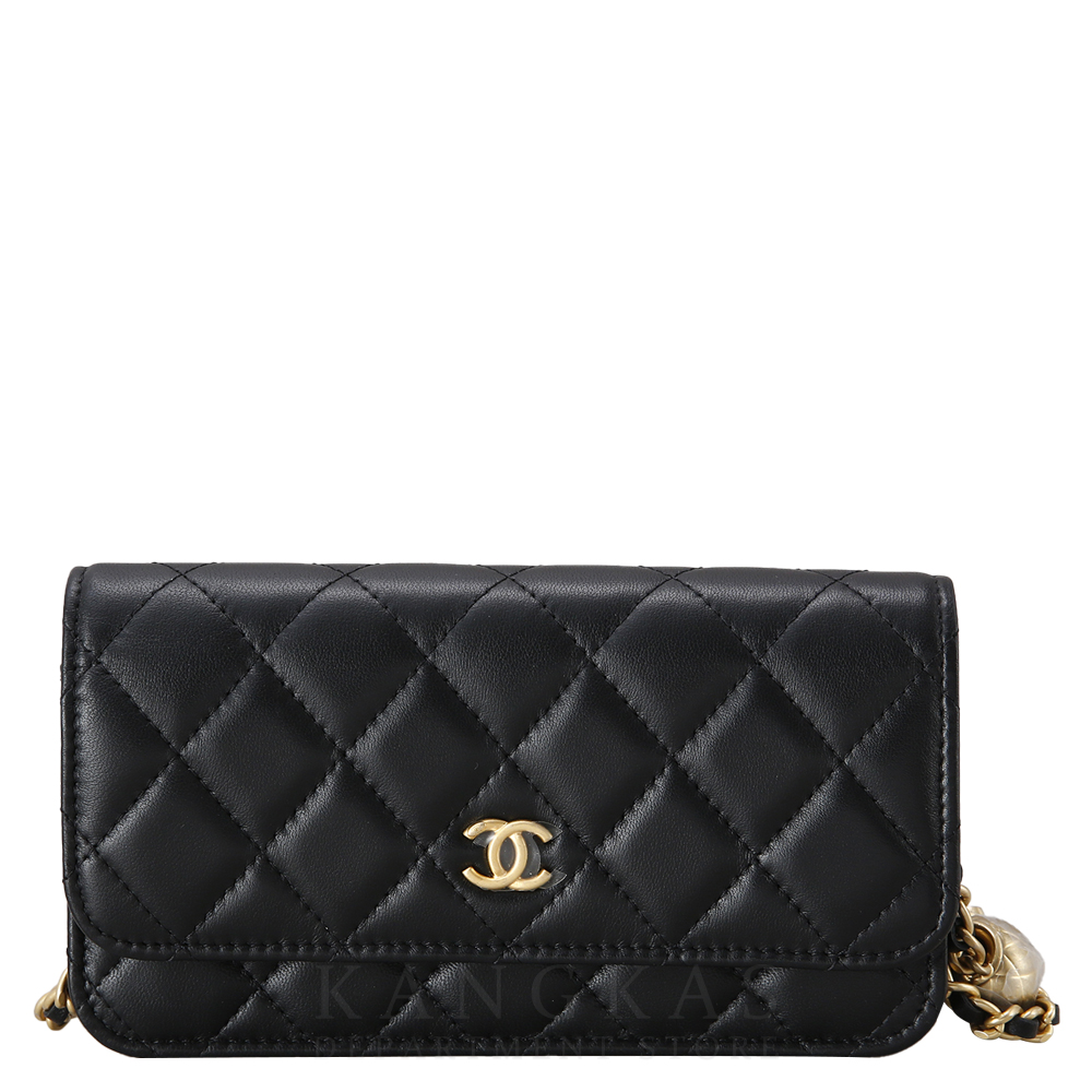 CHANEL(USED)샤넬 AP3071 램스킨 골든볼 WOC