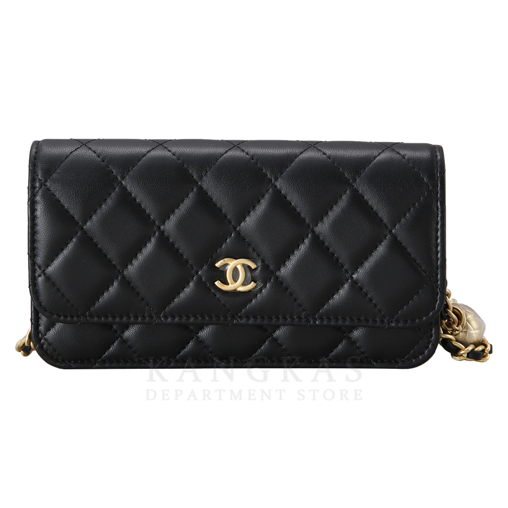 CHANEL(USED)샤넬 AP3071 램스킨 골든볼 WOC
