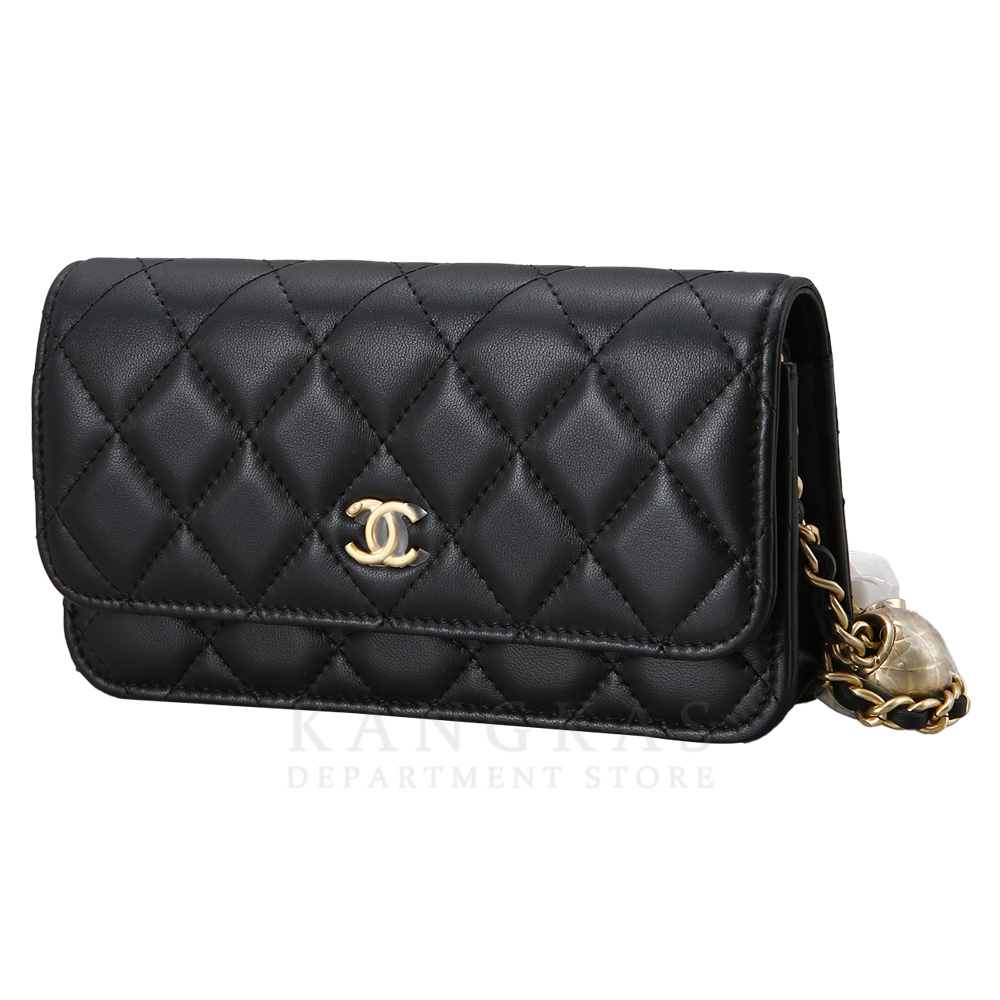 CHANEL(USED)샤넬 AP3071 램스킨 골든볼 WOC