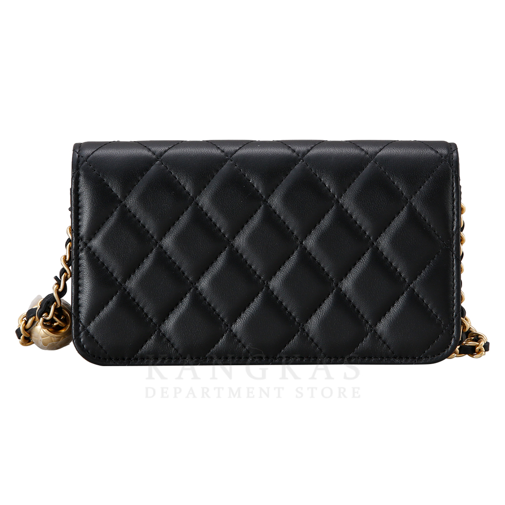 CHANEL(USED)샤넬 AP3071 램스킨 골든볼 WOC