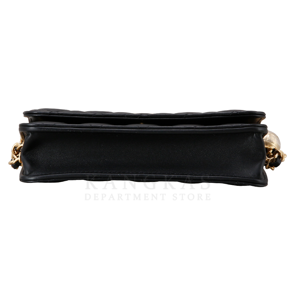CHANEL(USED)샤넬 AP3071 램스킨 골든볼 WOC