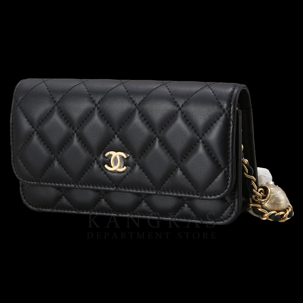 CHANEL(USED)샤넬 AP3071 램스킨 골든볼 WOC