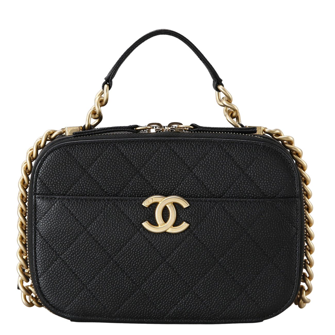 CHANEL(USED)샤넬 AS0307 캐비어 카메라 체인백