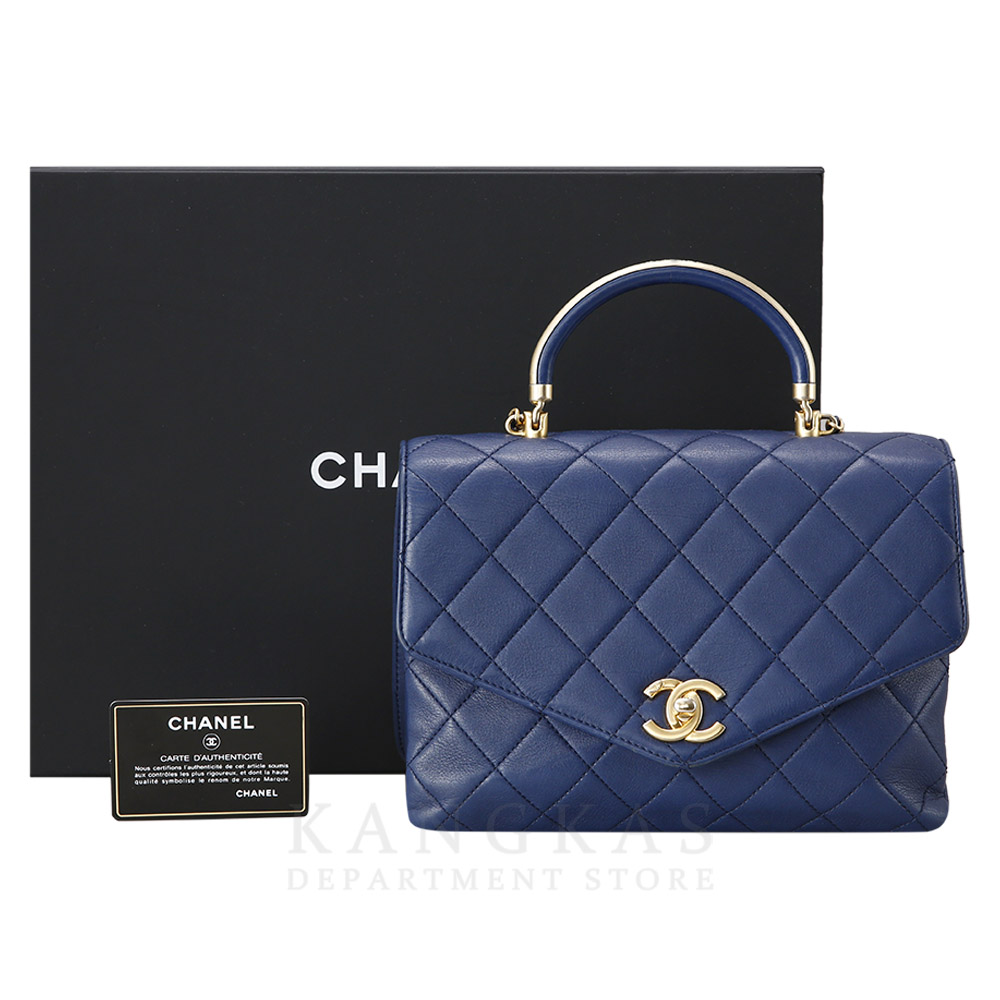 CHANEL(USED)샤넬 AS0626 시즌 플랩 탑핸들 토트백