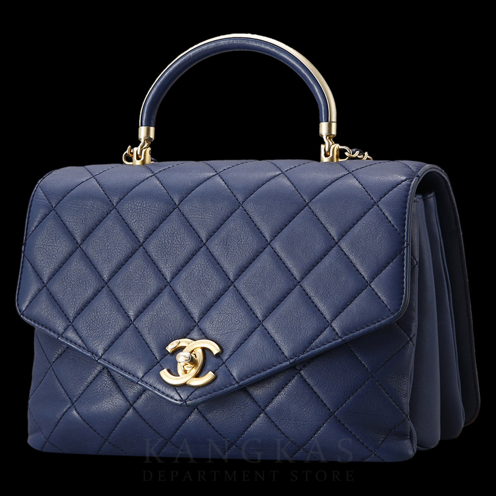CHANEL(USED)샤넬 AS0626 시즌 플랩 탑핸들 토트백